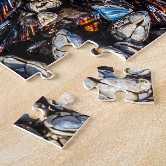 Mussels und Gooseneck Barnacles - Tofino, BC. Puzzle (Seite)