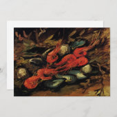 Mussels und Shrimp von Vincent van Gogh Einladung (Vorne/Hinten)