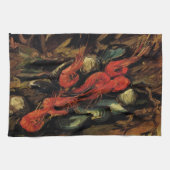 Mussels und Shrimp von Vincent van Gogh Geschirrtuch (Horizontal)