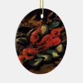 Mussels und Shrimp von Vincent van Gogh Keramik Ornament (Rechts)