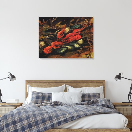 Mussels und Shrimp von Vincent van Gogh Leinwanddruck (Insitu (Schlafzimmer))