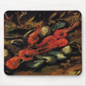Mussels und Shrimp von Vincent van Gogh Mousepad (Vorne)