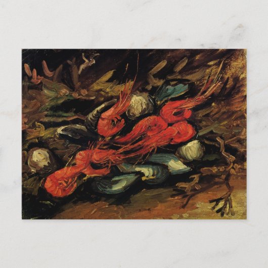 Mussels und Shrimp von Vincent van Gogh Postkarte (Vorderseite)