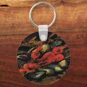 Mussels und Shrimp von Vincent van Gogh Schlüsselanhänger (Vorderseite)