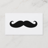 Müssen-haben-Schnurrbart Visitenkarte (Rückseite)