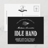 Müßige Hand - Postkarte (Vorne/Hinten)