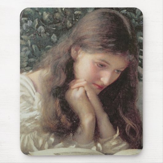 Müßiggang (Schöne Frau in Tränen) Mousepad (Vorne)