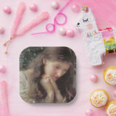 Müßiggang (Schöne Frau in Tränen) Pappteller (Party)