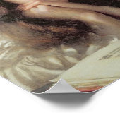 Müßiggang (Schöne Frau in Tränen) Poster (Ecke)