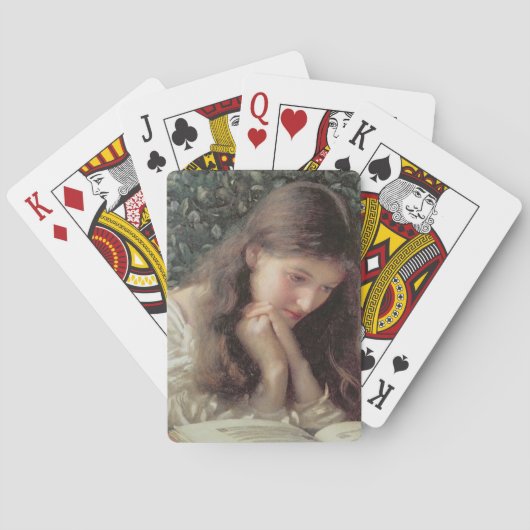 Müßiggang (Schöne Frau in Tränen) Spielkarten (Rückseite)