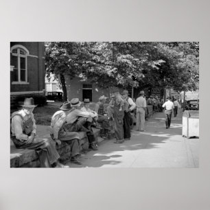 Müßiggänger ummauern, Batesville, Arkansas, Poster