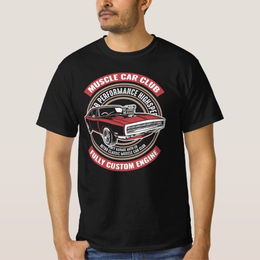 Musskarosklub ganz individueller Motor T-Shirt (Vorderseite)