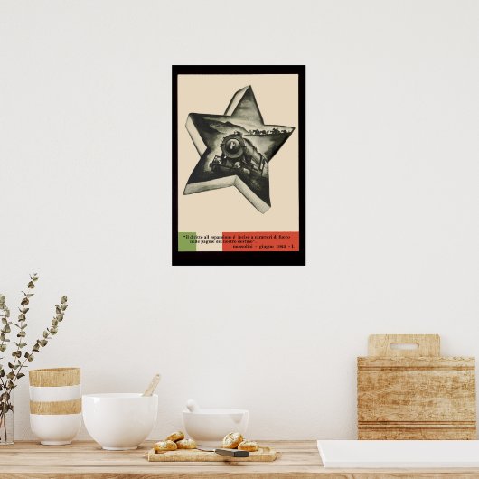 Mussolini Propaganda Poster (Küche)