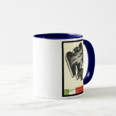 Mussolini-Propaganda Tasse (VorderseiteRechts)