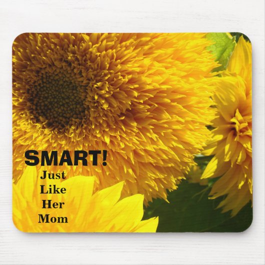 MUSSTE! Genau wie ihre Mama Mousepad Sonnenblumen (Vorne)