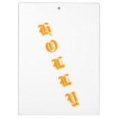 Must Believe Christmas Klemmbrett (Rückseite)