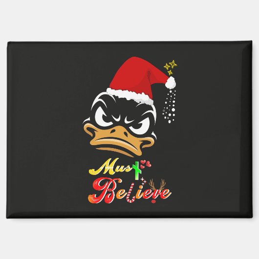 Must Believe Christmas Magnet (Vorderseite)