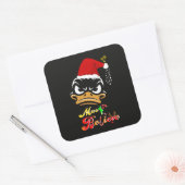 Must Believe Christmas Quadratischer Aufkleber (Umschlag)