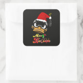 Must Believe Christmas Quadratischer Aufkleber (Tasche)