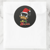 Must Believe Christmas Runder Aufkleber (Tasche)