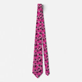 Must-Have Black and Pink Tie for Stylish Men Krawatte (Vorderseite)