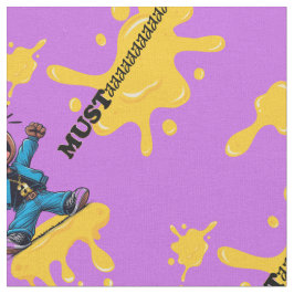 Mustaaaard Lila Baumwollstoffe am Hof Stoff