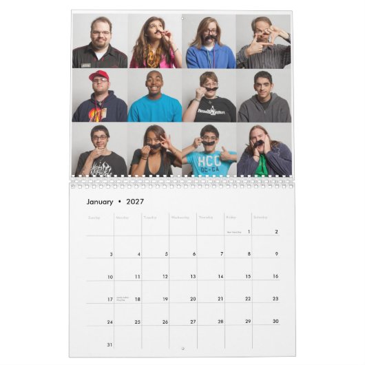 Mustach Kalender im März 2010 (Jan 2027)