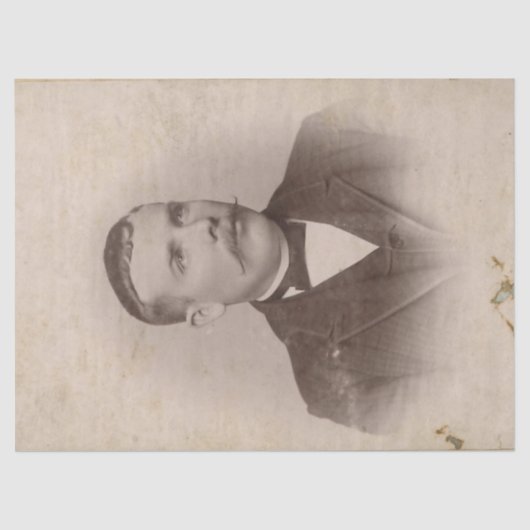 Mustach Mann-Kram-Zeitschriften-Element-Blatt Seidenpapier (Vorderseite)