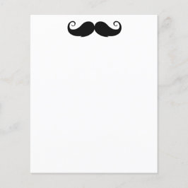 Mustache 4,5" x 5,6" Flyer