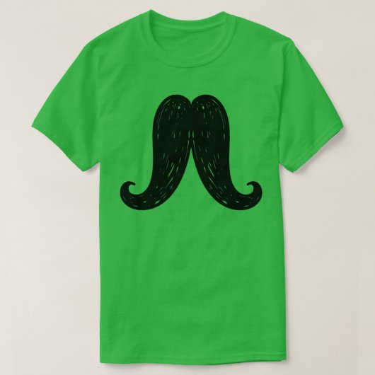 Mustache 5 T-Shirt (Design vorne)
