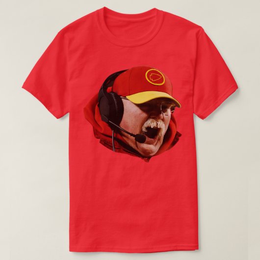 Mustache Andy Reid Chiefs TShirt 1 (Design vorne)