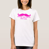 Mustache Anpassen T-Shirt (Vorderseite)