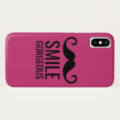 Mustache auf JEDER FARBE Case-Mate iPhone Hülle (Rückseite (Horizontal))