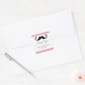 Mustache Baby Dusche Danke Stickers (Umschlag)