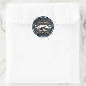 Mustache Baby Shower Fevor Sticker (Tasche)
