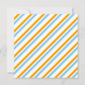 Mustache Babydusche lädt ein Einladung (Rückseite)