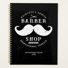 Mustache Barber Shop Haarstylist Ernennung Planer