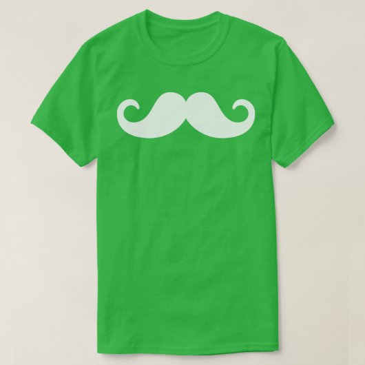 Mustache-Bart T-Shirt (Design vorne)