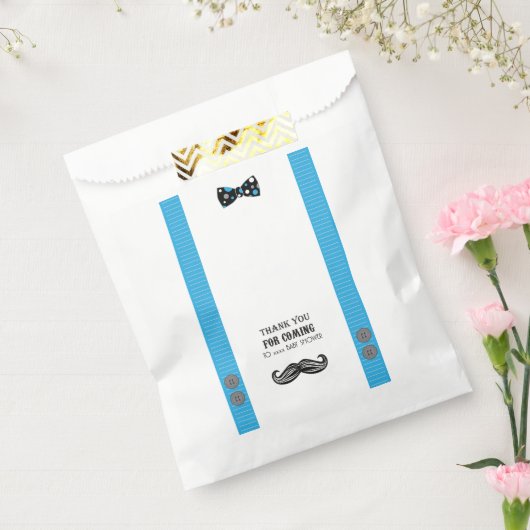 Mustache Bash - Babydusche - Süßigkeiten - Gefälli Geschenktütchen (Versiegelt)