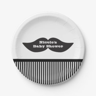 Mustache Bash Birthday PARTY Moderne Teller