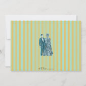 Mustache Bash Bridal Dusche Einladung (Rückseite)