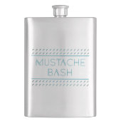 Mustache Bash Metro Flachmann (Vorderseite)