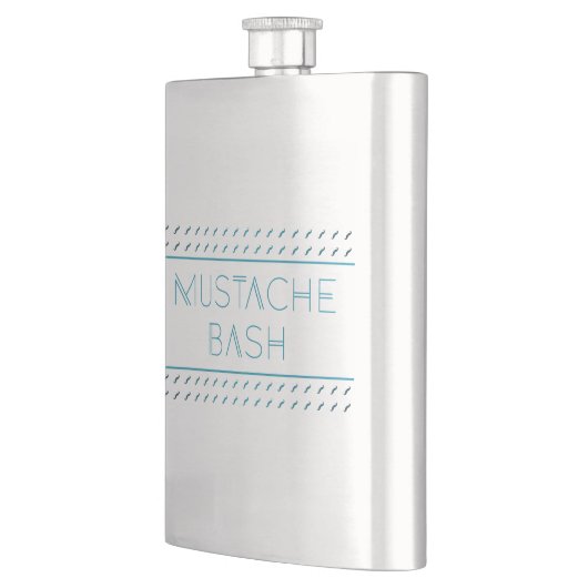 Mustache Bash Metro Flachmann (Links)