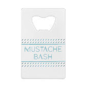 Mustache Bash Metro Geldbeutel Flaschenöffner (Rückseite)