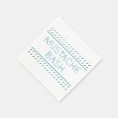 Mustache Bash Metro Serviette (Ecke)