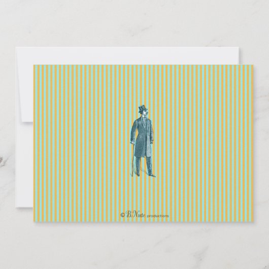 Mustache-Bash-Party Einladung (Rückseite)