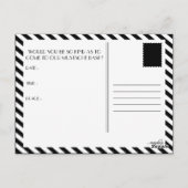 Mustache Bash Question Bokeh Lights Einladungen (Rückseite)