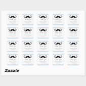 Mustache Birthday Vielen Dank, Stickers (Blatt)