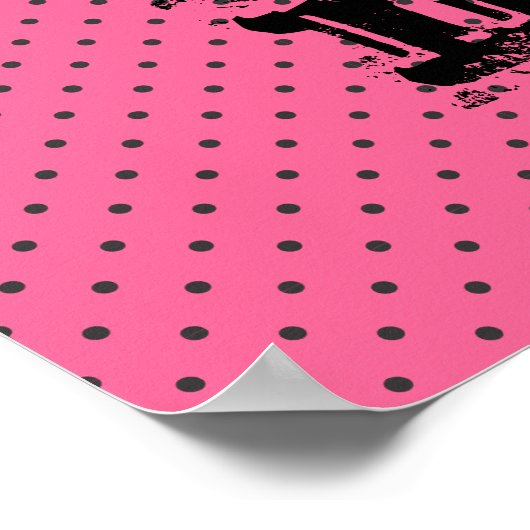 Mustache - Black Sky Series Poster (Ecke)