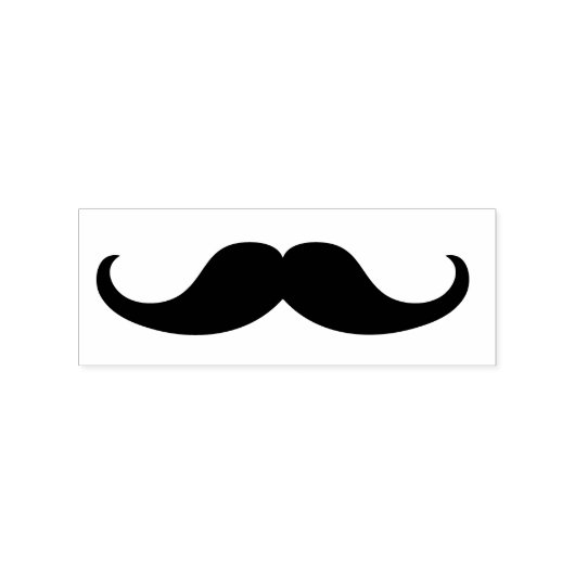 Mustache | BRIEFMARKE Gummistempel (Prägung)